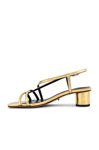 Shop Tony Bianco Perri Sandal In Gold Foil