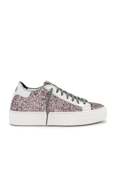 Shop P448 Thea Sneaker In Pink Glitter