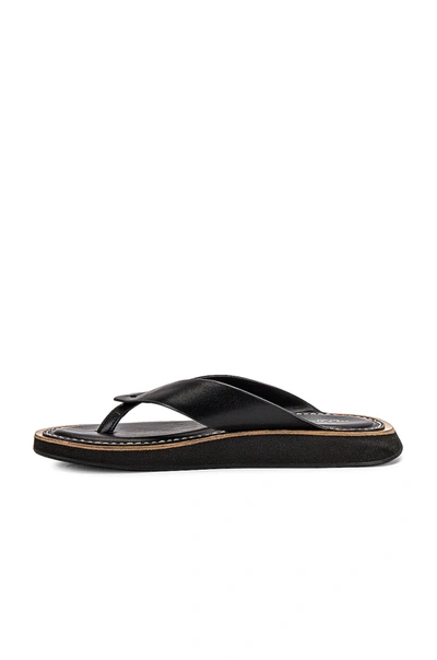 Shop Rag & Bone Parker Thong Sandal In Black