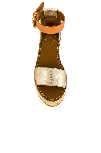 Shop See By Chloé Glyn Sandal In Gold