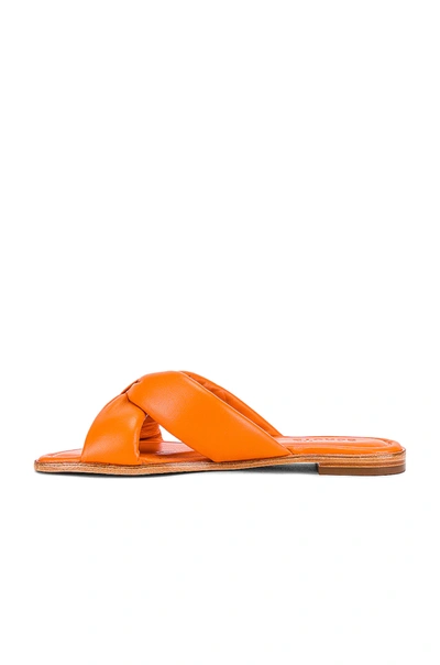 Shop Schutz S-fairy Slide In Bright Tangerine