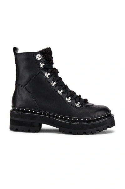 Steve Madden Rainier Platform Bootie In Black Leather ModeSens