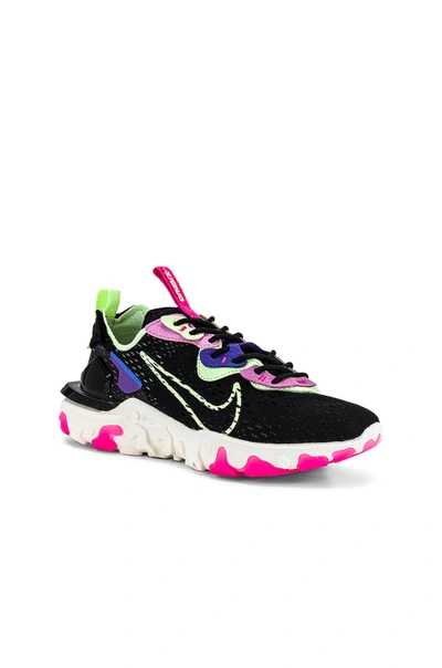 Shop Nike Nsw React Vision Sneaker In Black  Barely Volt  Royal Pulse  Beyond 