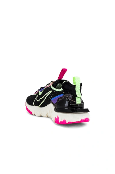 Shop Nike Nsw React Vision Sneaker In Black  Barely Volt  Royal Pulse  Beyond 