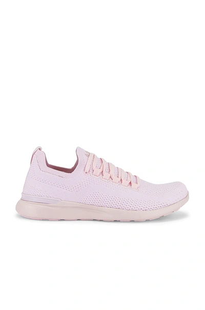 Shop Apl Athletic Propulsion Labs Techloom Breeze Sneaker In Pink Linen