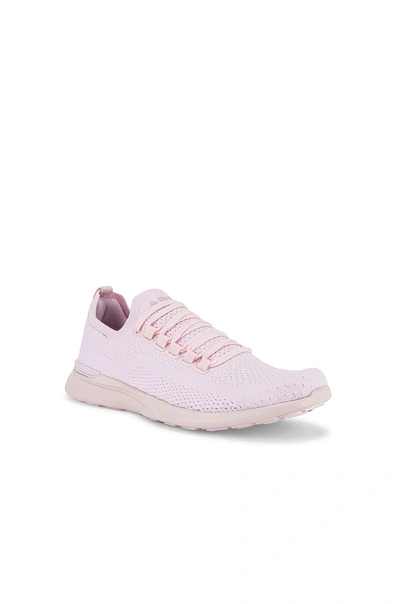 Shop Apl Athletic Propulsion Labs Techloom Breeze Sneaker In Pink Linen