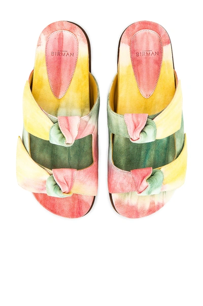 Shop Alexandre Birman Clarita Slide Tie Dye In Washed