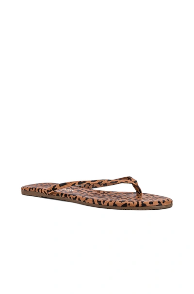 Shop Tkees Studio Exotic Sandal In Nubuck Cheetah