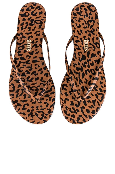 Tkees Studio Exotic Cheetah-print Flip Flops In Nubuck Cheetah