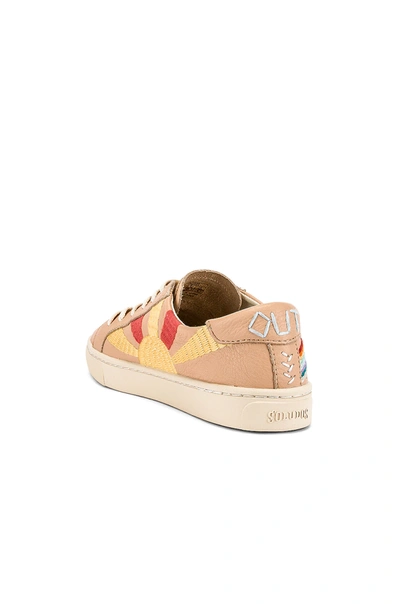 Shop Soludos Rainbow Wave Sneaker In Pink