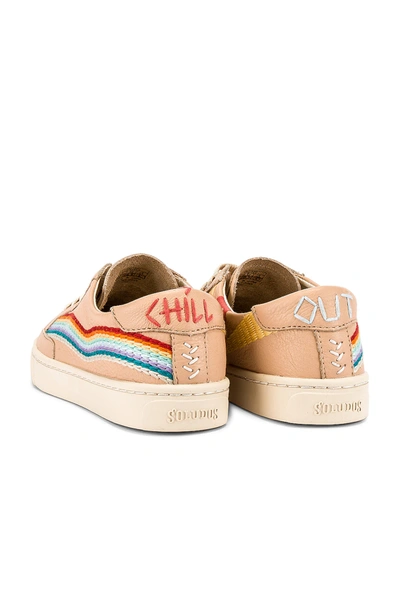 Shop Soludos Rainbow Wave Sneaker In Pink