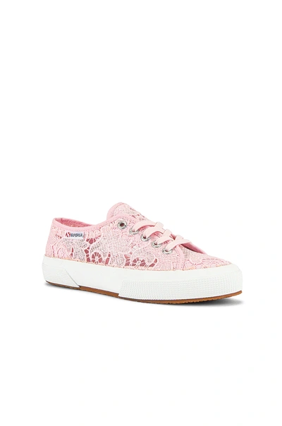 Shop Superga 2750 Macrame Sneaker In Pink