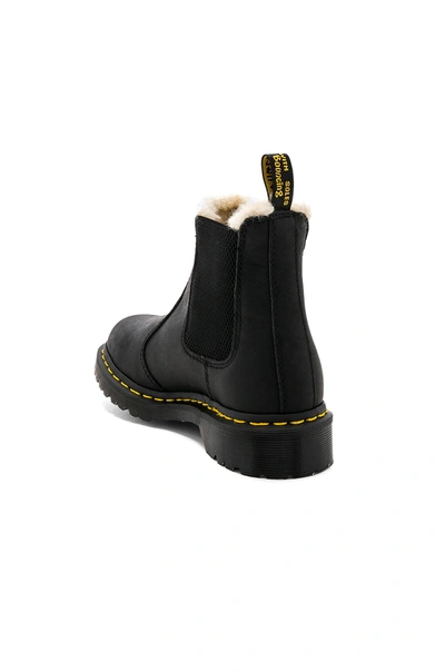 Shop Dr. Martens' 2976 Leonore Faux Fur Lined Chelsea Boot In Black