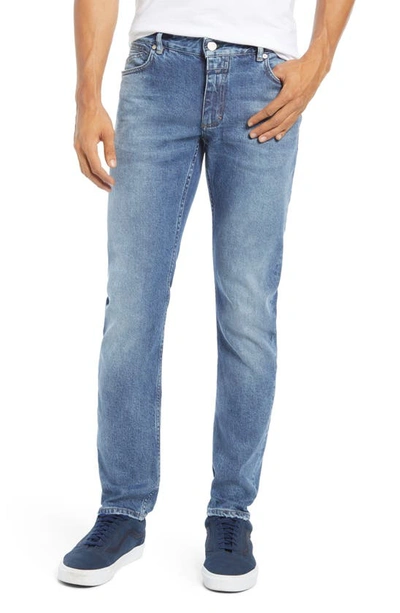 Shop Closed Unit Slim Fit Jeans In Mid Blue