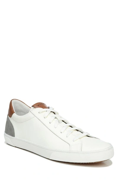 Shop Vince Parker Low Top Sneaker In White Suede