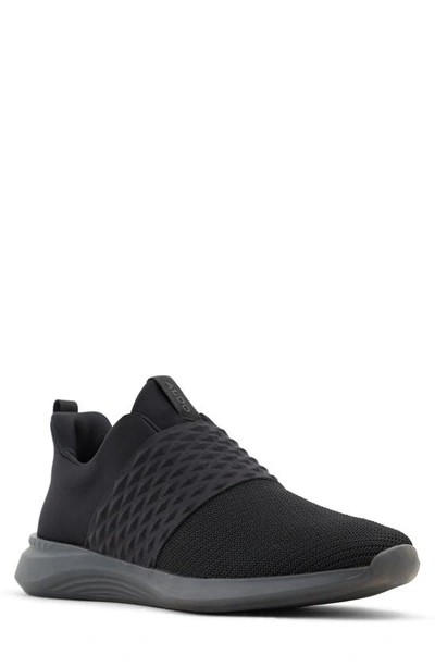 Shop Aldo Rppl Clear Slip-on Sneaker In Black/ Black