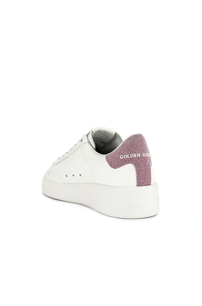 Shop Golden Goose Pure Star Sneaker In White & Pink