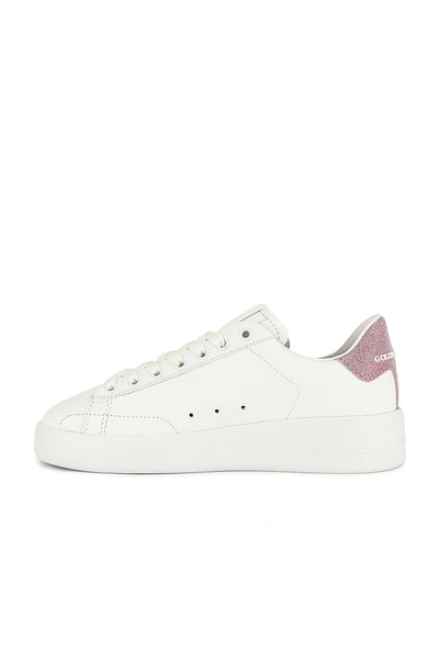 Shop Golden Goose Pure Star Sneaker In White & Pink