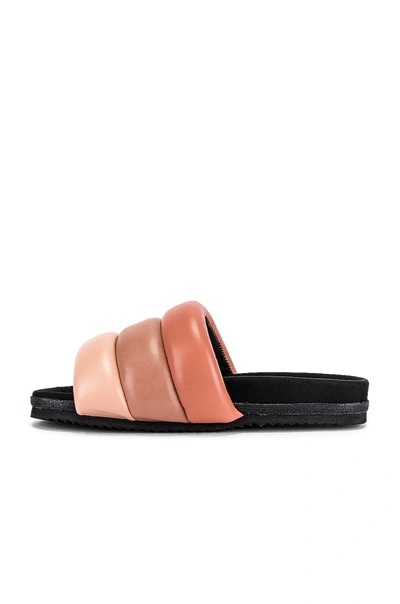 Shop R0am Puffy Slide In Rose