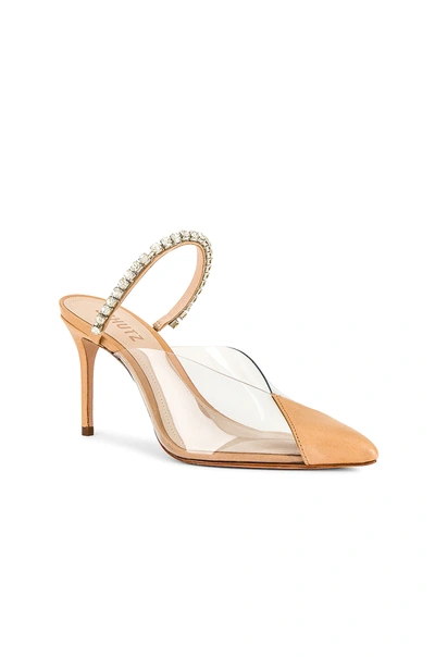 Shop Schutz Lindi Pump In Honey Beige & Transparent