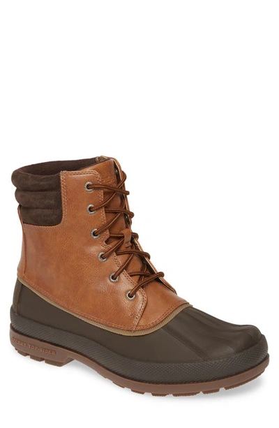 Shop Sperry Cold Bay Duck Boot In Tan/ Brown