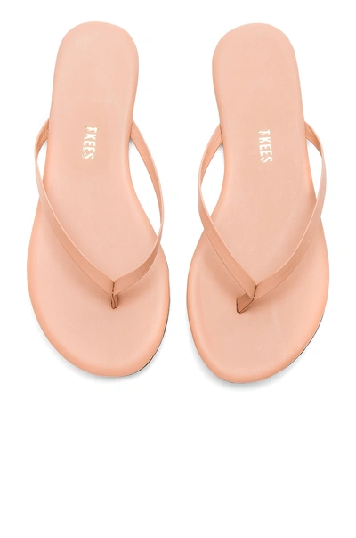 Tkees Foundations Gloss Flip Flops In Nude Beach