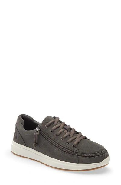 Shop Billy Footwear Comfort Lo Zip Around Sneaker In Grey/ White