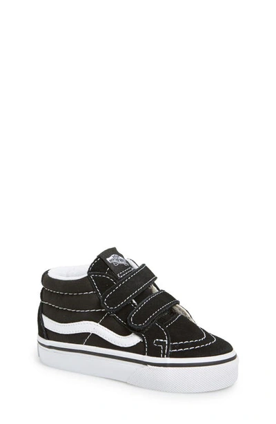 Shop Vans 'sk8-mid Reissue' Sneaker In Black/ True White
