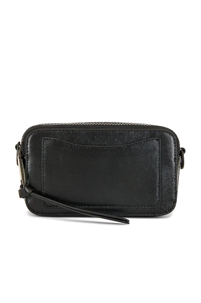Marc Jacobs Jacobs The Glam Shot Logo Plaque Shoulder Bag In Black