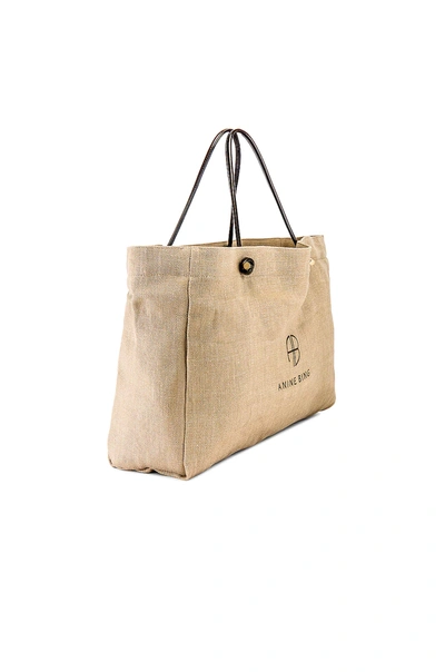 ANINE BING Mini Saffron Tote - Brown