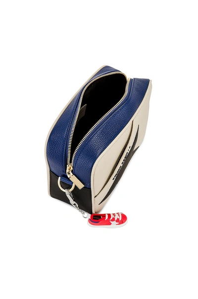 Shop Golden Goose Star Bag In White  Black  Blue & Red