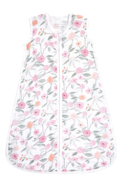 Shop Aden + Anais Cotton Muslin Wearable Blanket In Ma Fleur