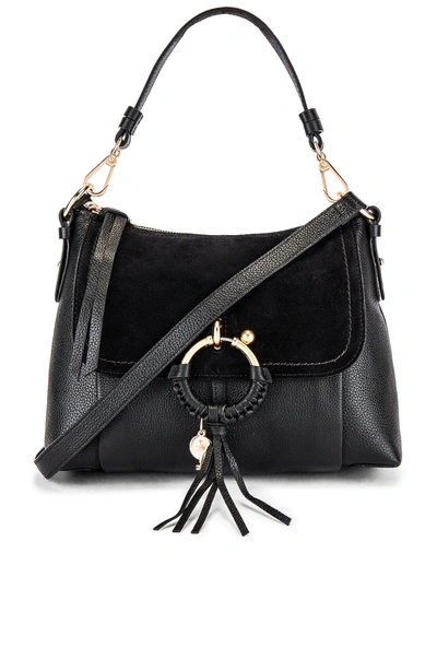 Shop See By Chloé Joan Small Shoulder Bag In Black