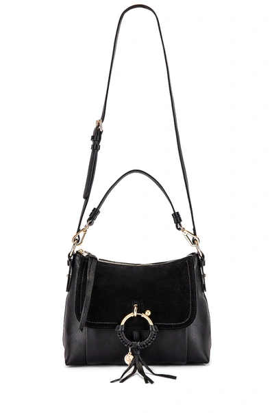 Shop See By Chloé Joan Small Shoulder Bag In Black