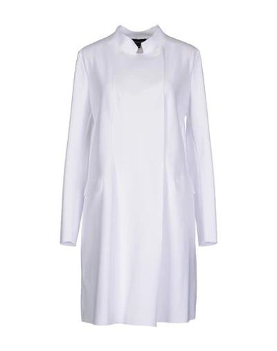 Emporio Armani Overcoats In White