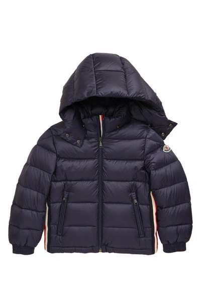 Moncler Kids' New Gastonet Water Resistant Down Puffer Jacket In Navy |  ModeSens