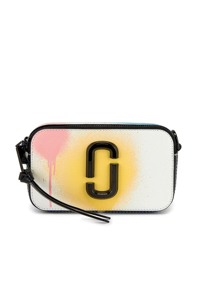 Marc Jacobs The Snapshot Painted Saffiano Leather Camera Bag In