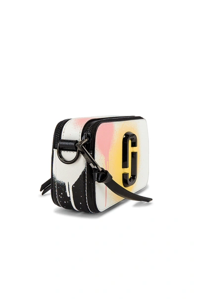 Shop Marc Jacobs Snapshot Bag In White Multi