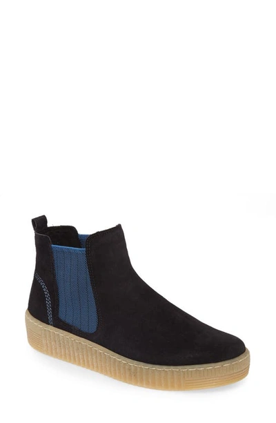 Gabor Chelsea Sneaker In Nubuck Leather | ModeSens