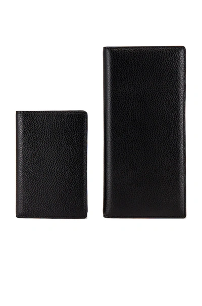 Shop The Daily Edited Black Pebbled Travel Wallet