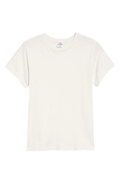 Shop Re/done X Hanes The Classic Tee In Vintage White