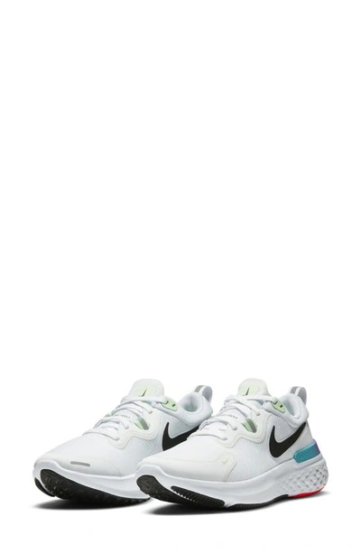 Shop Nike React Miler Running Shoe In White/vapor Green/hyper