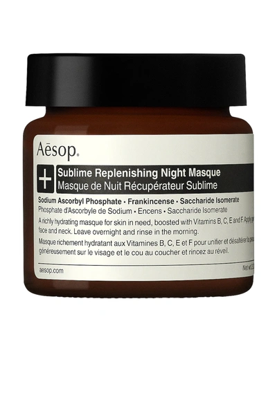 Shop Aesop Sublime Replenishing Night Masque In N,a