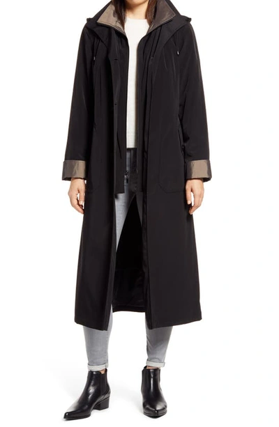 Gallery raincoat with detachable hot sale hood