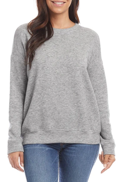 Shop Karen Kane Brushed Sweater In Gray