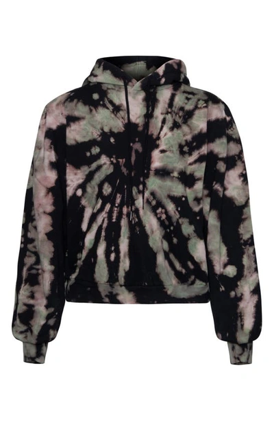 Shop Afrm Sala Tie Dye Hoodie In Earthy Spiral