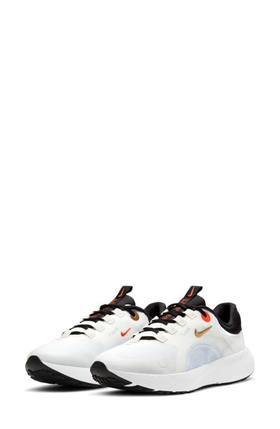 Shop Nike React Escape Run Running Shoe In Summit White/ Gold Coin