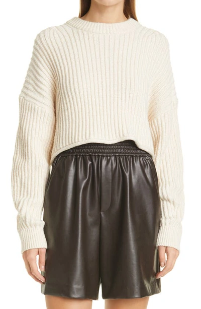 Shop A.l.c Lianne Rib Sweater In Cream