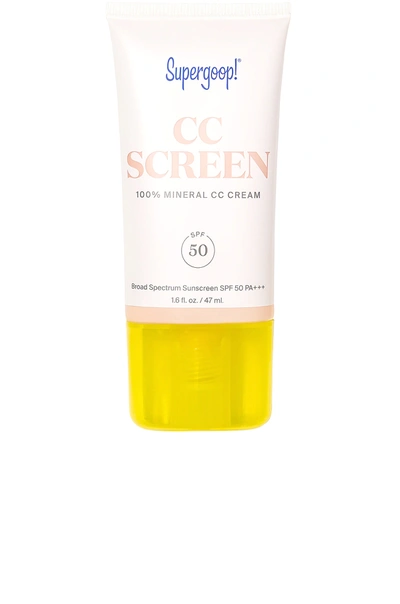 Shop Supergoop Cc Screen Spf 50 In 100c