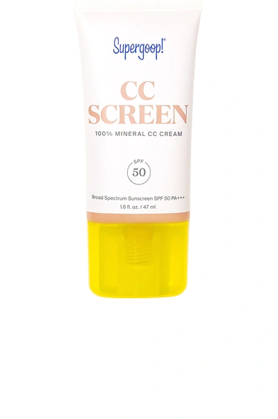 Shop Supergoop Cc Screen Spf 50 In 315n